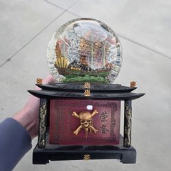 Pirates Of The Caribbean Snow Globe And Tune Player