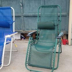 Pair of Folding Chairs (One Missing Bolt)
