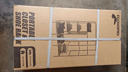 OxGord Portable Wardrobe Closet Organizer (69") - Brand New / Sealed!