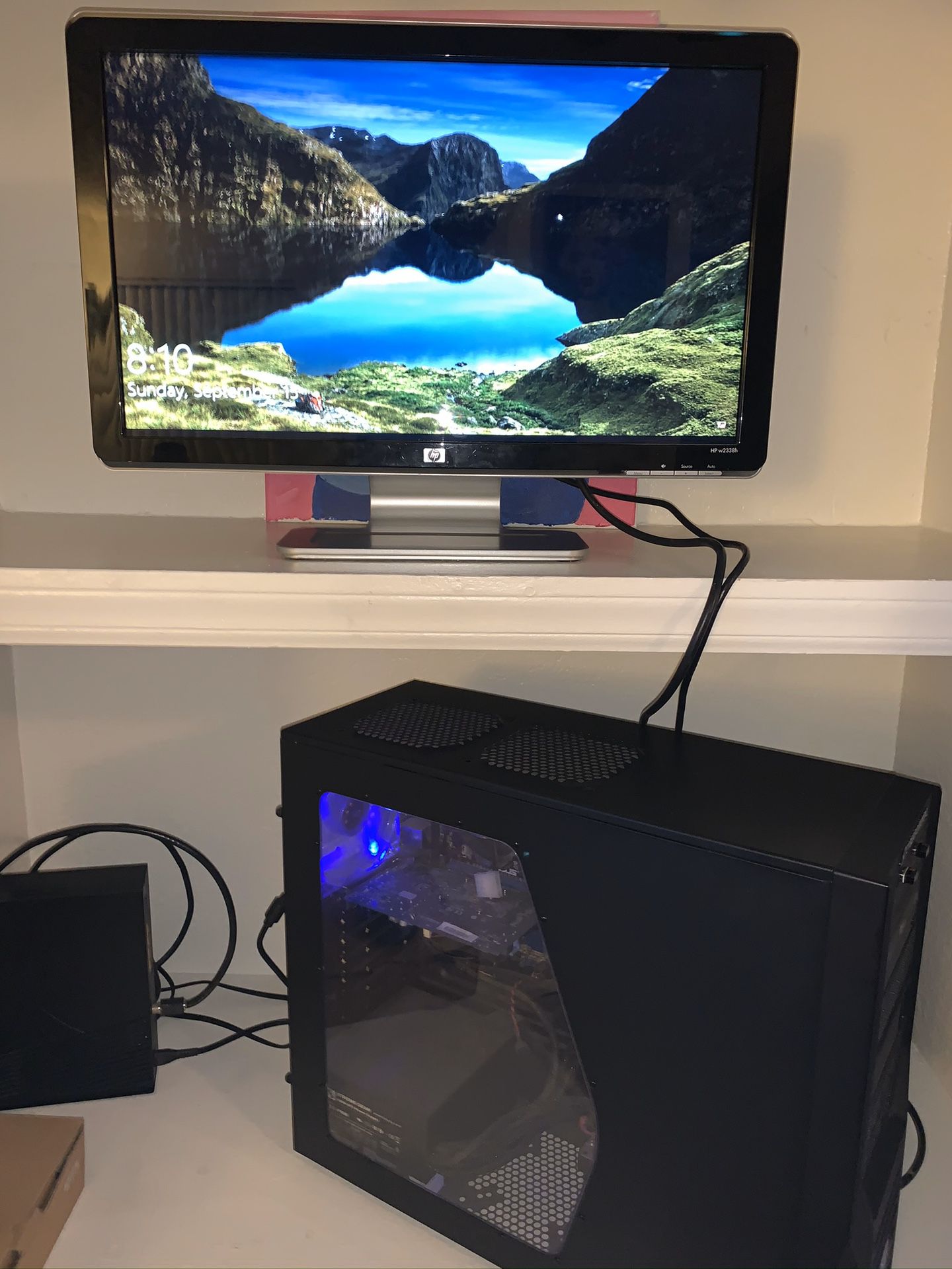 HD Monitor and gaming computer