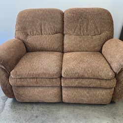 Fabric Double Reclining Loveseat