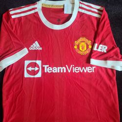 Manchester United Adidas Authentic Home Jersey New Size Small