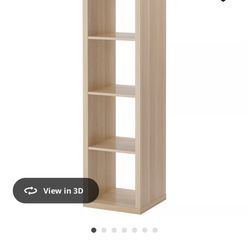 IKEA KALLAX Shelf Unit, white stained oak effect 
