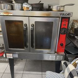 Vulcan VC6ED Full Size Electric Convection Oven with Single Deck, Bakery Depth, Solid State Controls