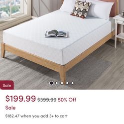 Memory Foam Cooling Gel mattress