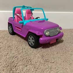 Brand New Barbie Car (purple) (12in)