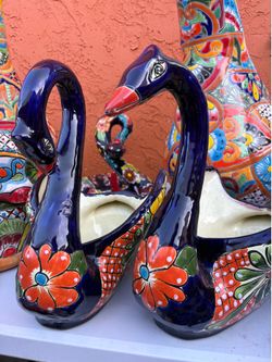 Macetas de Talavera y Decoraciónes,diferentes diseños y diferentes $$precios .