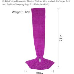 Mermaid Tail Blanket 