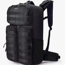Military Tactical Backpack, Internal Frame Hiking Backpack with Molle System for Hiking Camping Backpacking Travelling Climbing Rucksack Daypack for M