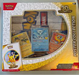 Pokemon 30th Anniversary Celebration Poster Collection Sealed Box