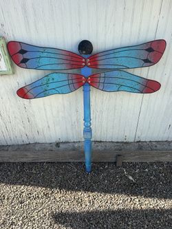 $25/ea Dragonfly Wood Yard Art