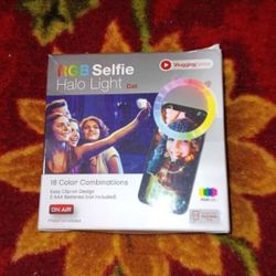 NEW IN BOX* RGB Selfie Halo Light (Cat Shape / Multi - Color)