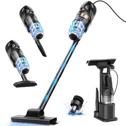 Croded Vacuum Cleaners 20Kpa Powerful Suction Ultra-Light Stick Vacuum for Hard Floor Pet Hair Vacuum