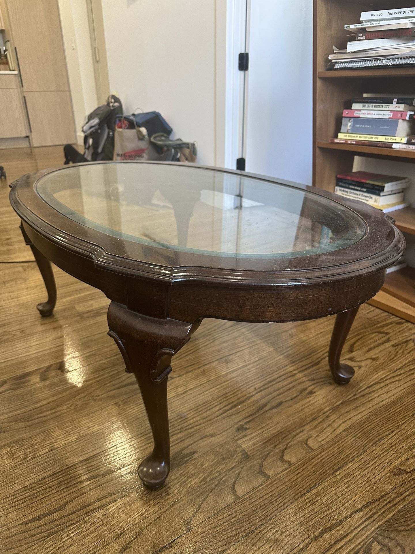 Vintage Glass Coffee Table