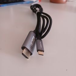 New cable USB C to HDMI.
Only 10 dollars.
Great deal.