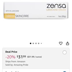 zensa LIDOCAINE CREAM
