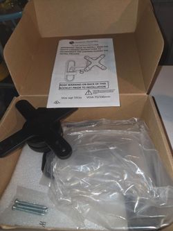 American Dynamics model ADWA1TR75100B flat screen monitor VESA pivoting wall mount