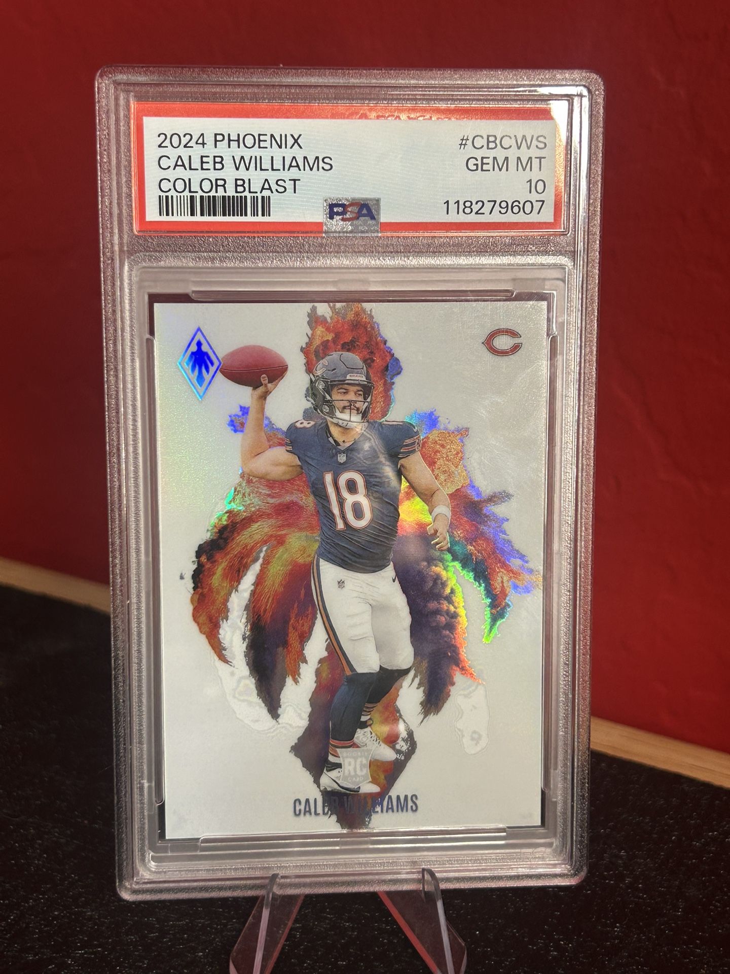 2024 Caleb Williams colorblast RC PSA10 Case Hit 