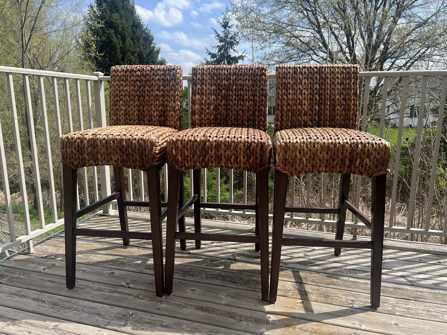 seagrass bar stools