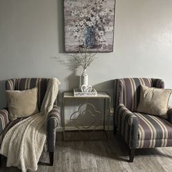 Wingback Chair Set 
