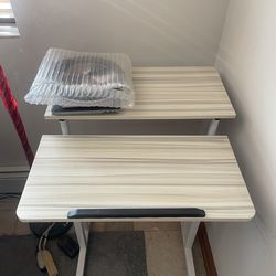 White Standing Desk
