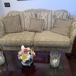 Sofa, Loveseat, Matching Coffee Table, Side Tables And Sofa Table 