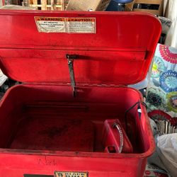 Red Devil 20 Gallon Parts Washer – Heavy Duty – Works Great