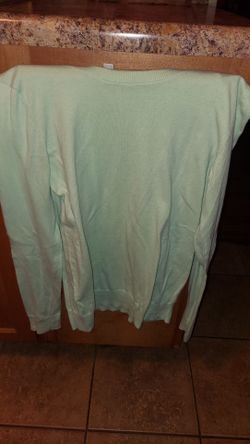 Mint Green Women's Sweater. Size Medium
