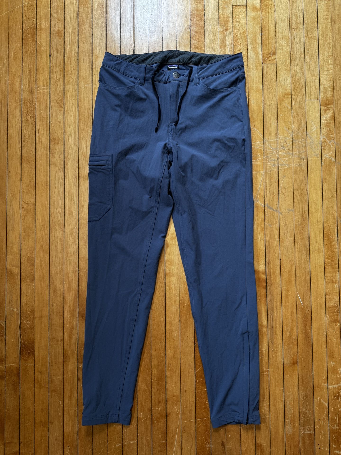 Patagonia Women's Skyline Traveler Outdoor Hiking Pants Dolemite Blue Sz. 6