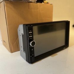 New Double Din Apple Android Stereo With Backup Camera