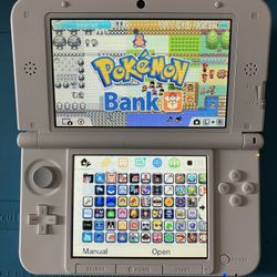 Nintendo Mint 3DS XL With Pokemon Bank, Pokemon DS, Stylus, 64 GB SD Card