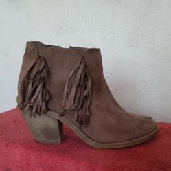 Fringe Ankle Boots