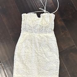 Lace White Dress