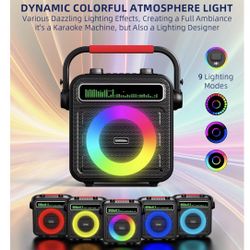 Karaoke Machine 2 Wireless Microphones