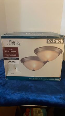 Patriot Lighting Flush Mount Ceiling Light 2-Pack