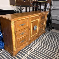 Large Solid Wood Dresser