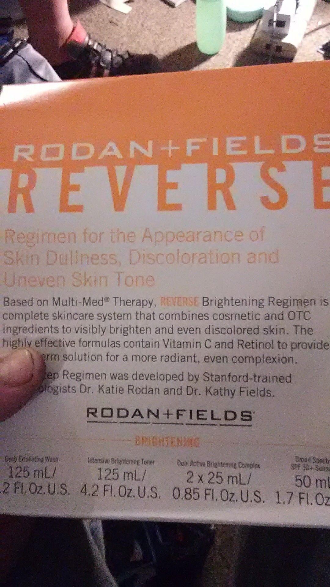 Rodan fields reverse