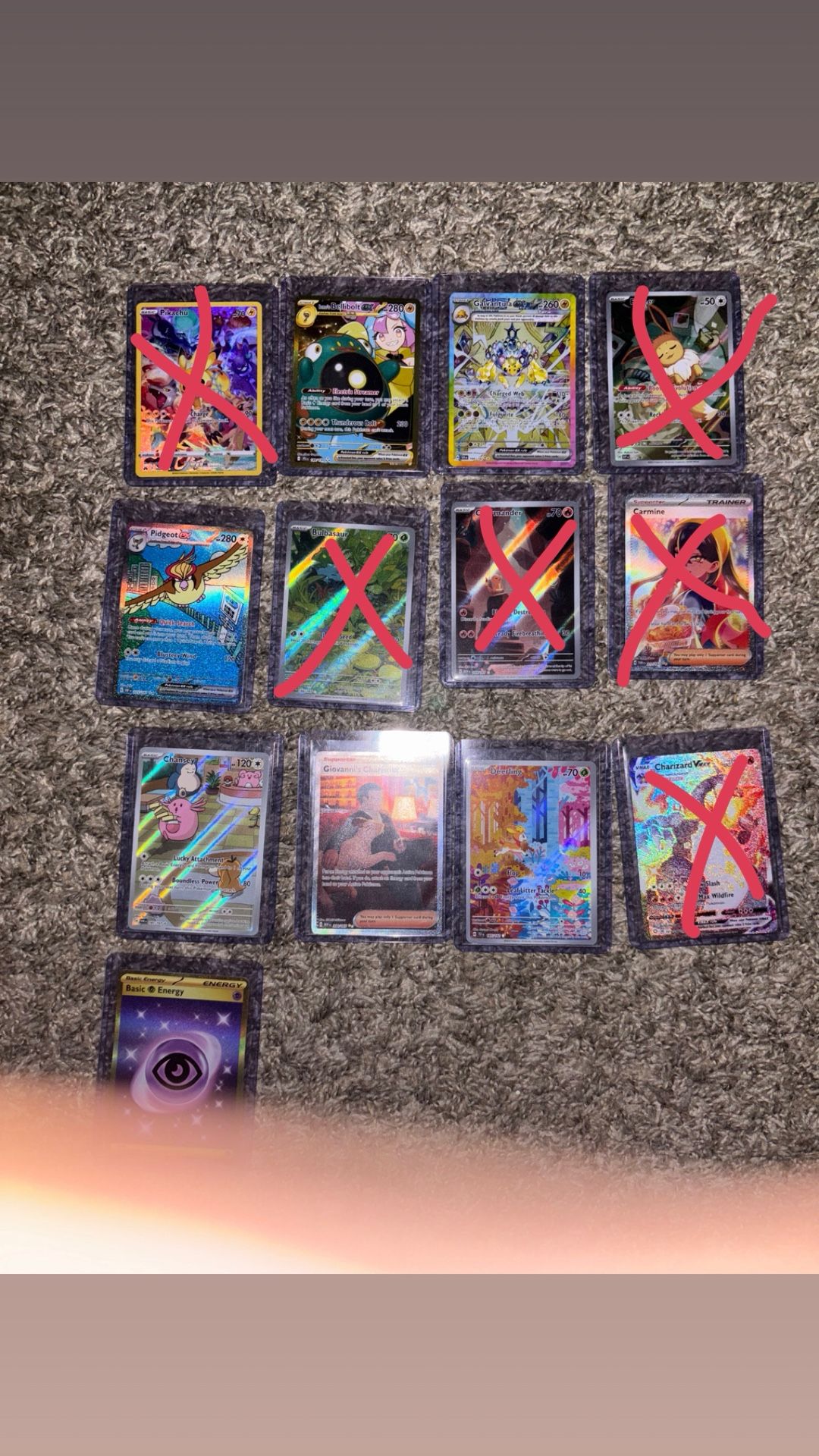 Getting Rid Of Some Cards 