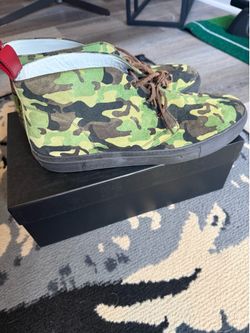Del Toro Italian leather shoes Camo