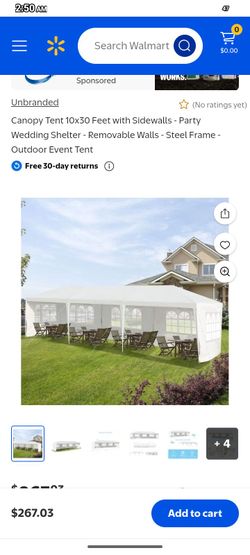 10×30 party tent brand new