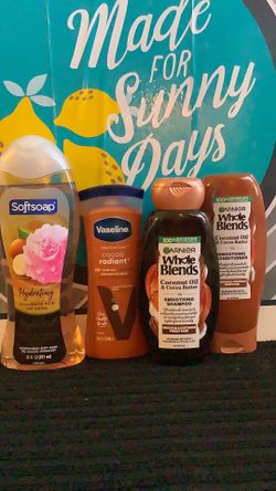 1-Shampoo 1-Conditioner 1-body Wash 1-body lotion All for $15