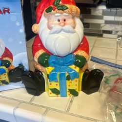 Santa Cookie Jar