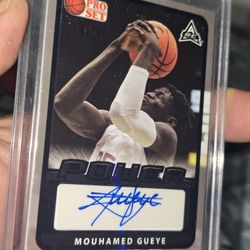 Mouhamed Gueye Rookie Autograph #ed /15 HAWKS