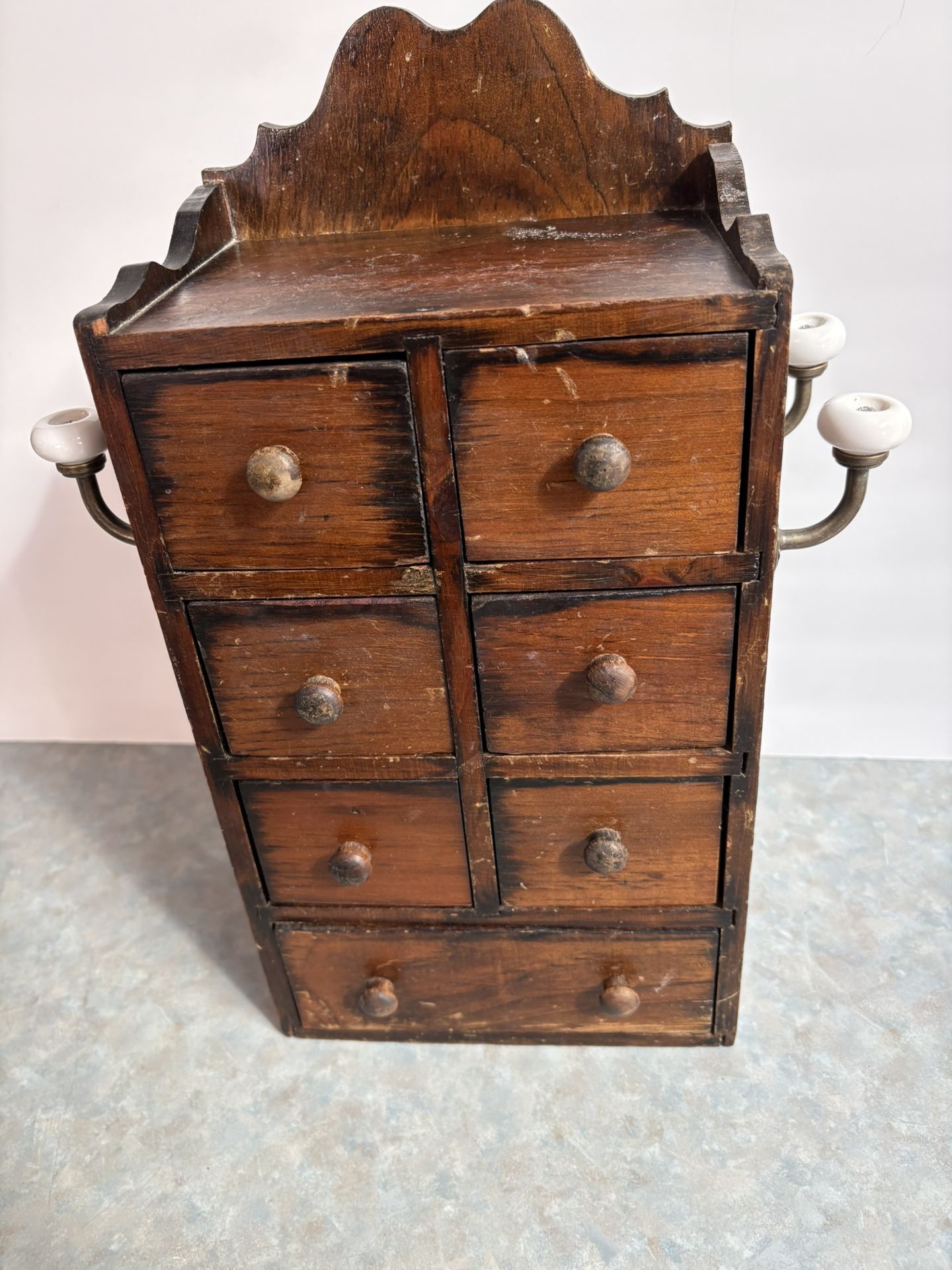 ANTIQUE SPICE CABINET