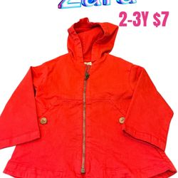 ZARA COAT GIRLS SIZE 2-3 💖💖💖M13 011026