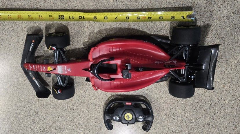 RASTAR 1:12 scale Ferrari F1-75 Replica 2022 Ferrari Remote Control Race Car.