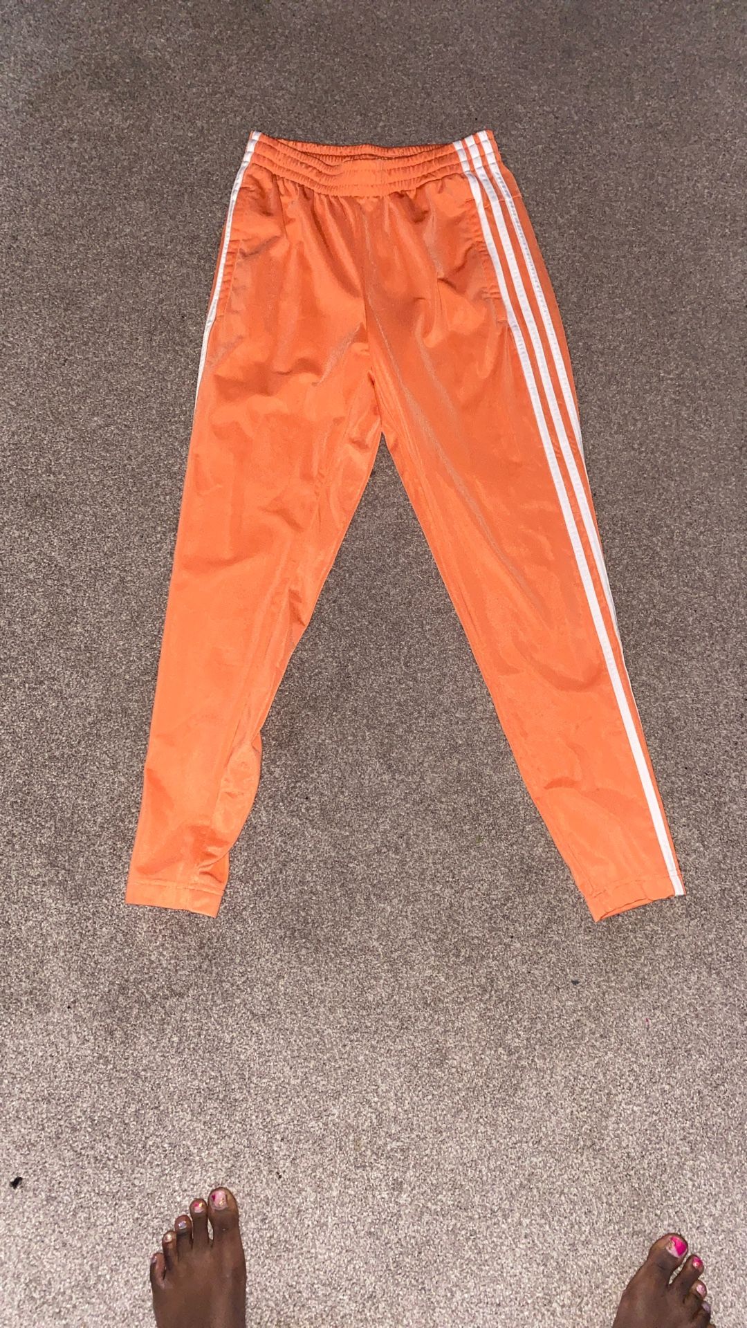Nice Coral Orange Sweat Pants