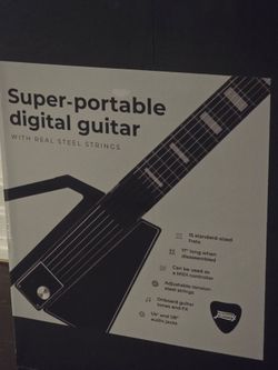 Jammy Guitar JG-001 – Brand New & Factory Sealed. Super-Portable Digital Guitar