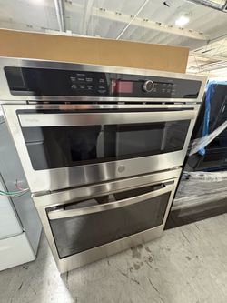 GE Profile Combination Wall Oven with Microwave