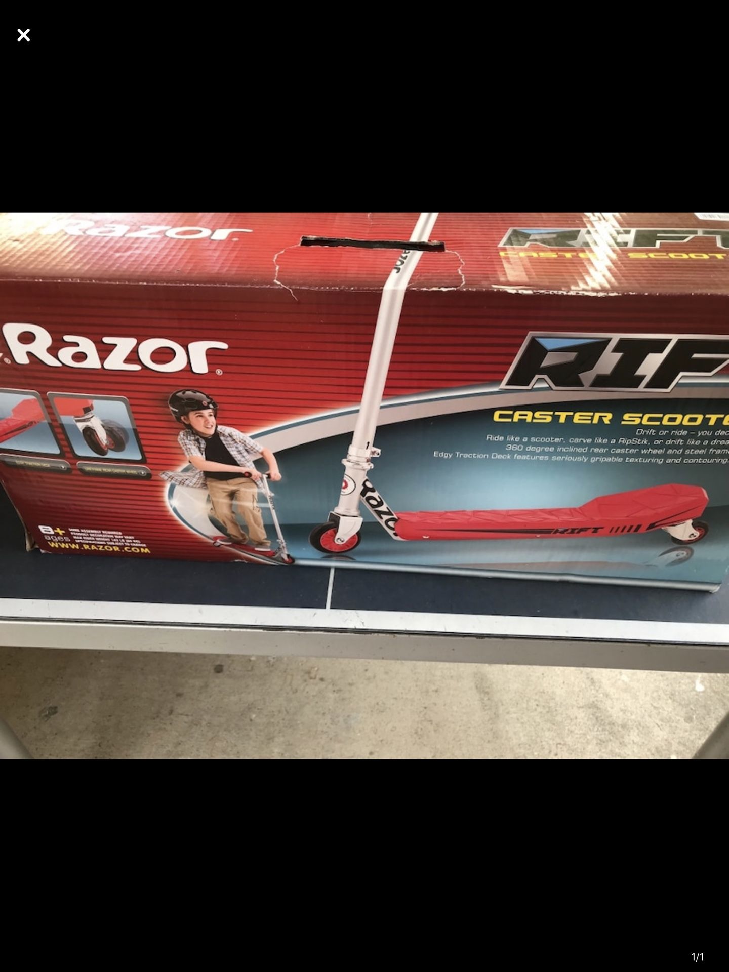 Brand new never used razor scooter